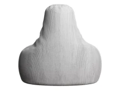 Juskys Sitzsack Chillex mit Hocker L in Stoff Cord