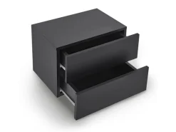 Juskys Wandschrank Nachttisch 40x29x30 cm mit 2 Schubladen