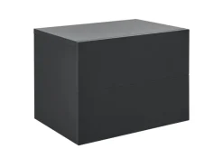 Juskys Wandschrank Nachttisch 40x29x30 cm mit 2 Schubladen