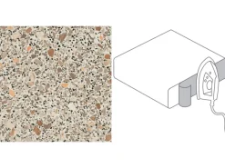 New Kantenumleimer 65 cm x 4,4 cm (MK 432) 2 Stück Mosaik Carmin