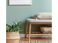 Discount Karat Bambus Sitzbank Montana Schuhregal mit Stauraum und Sitzkomfort 34 x 90 x 45 cm