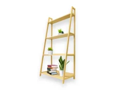 Clearance Karat Bambusregal Zaria Modernes Und Stilvolles Regal Leiterregal Aus Bambus