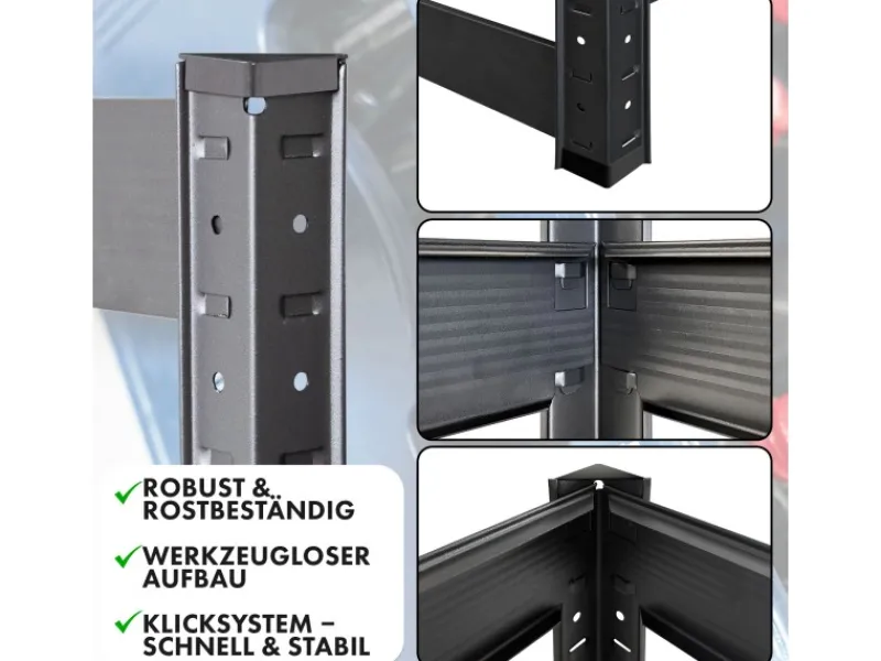 Discount Karat Flaschenkastenständer Osaka mit Ablagefläche für 6 Kästen 110 x 110 x 30 cm