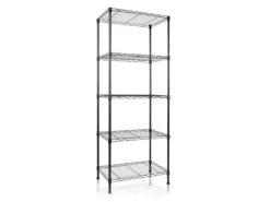 Karat Gitterregal Rocky 250 kg Belastbarkeit 5 Böden 55 x 35 x 140 cm