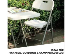 Online Karat Klappstuhl Okinawa Gartenstuhl für Garten Terrasse Balkon Robust 2er-Set