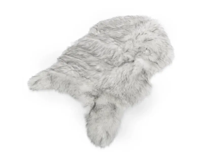 Karat Kunstfell Nelly Flauschiges Dekofell Individuell Einsetzbar Black Tip