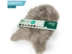 Online Karat Kunstfell Nelly Flauschiges Dekofell Individuell Einsetzbar Dark Beige