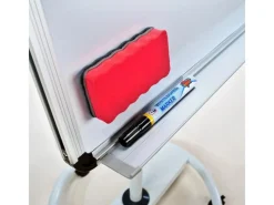 Karat Mobiles Flipchart Shark Premium mit Rollenfuß und 2 Papierhaltern 73 x 104 cm