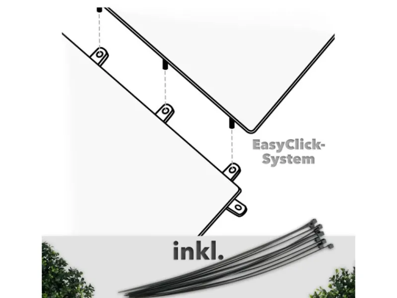 Discount Karat Pflanzenwand Boxwood Kunstpflanze zur Dekoration 50 x 50 cm Grün