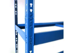 Clearance Karat Reifenregal - Belastbares Kellerregal - 180 x 130 x 50 cm - Blau