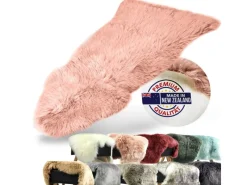 Clearance Karat Schaffell Audrey Natürliches Premium Lammfell Individuell Einsetzbar Rosa
