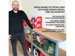 Karat Schwerlastregal Grizzly Anthrazit-Grau Traglast 1250 kg 200 x 120 x 60 cm