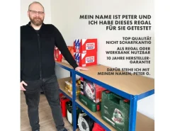 Karat Schwerlastregal Lakota 2er Set Traglast bis 875 kg 200 x 100 x 50 cm