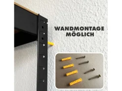 Karat Schwerlastregal Lakota 2er Set Traglast bis 875 kg 200 x 100 x 50 cm