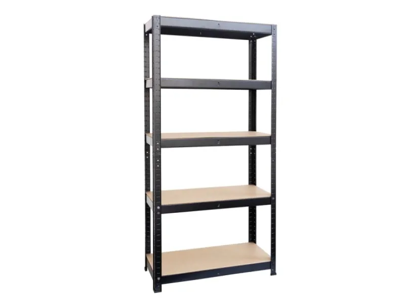 Karat Schwerlastregal Maximale Stabilität Traglast 875 kg Schwarz 150 x 75 x 30 cm