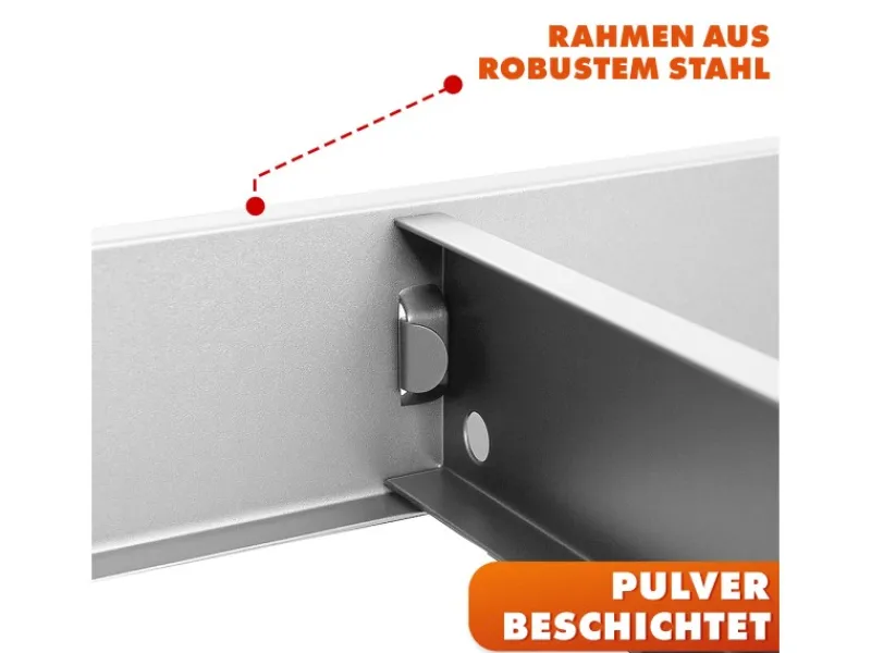 Karat Schwerlastregal Rhino bis 1050 kg Pulverbeschichtet 180 x 90 x 45 cm