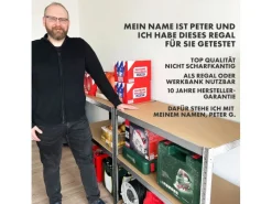 Karat Schwerlastregal Verzinkt Traglast 875 kg 200 x 90 x 30 cm