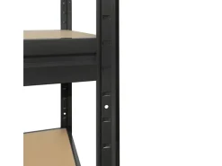 Sale Karat Schwerlastregal Weitspannregal - Schwarz - Gesamtlast 1500 kg - 177 x 160 x 60 cm