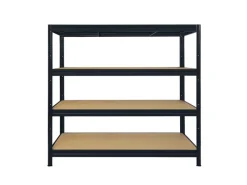 Online Karat Schwerlastregal Weitspannregal - Schwarz - Gesamtlast 1200 kg - 177 x 200 x 60 cm