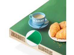 Karat Tischfolie Empire mit Abgeschrägter Kante Grün 80 x 130 cm