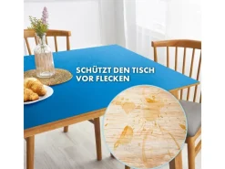 Clearance Karat Tischfolie Empire mit Abgeschrägter Kante Blau 80 x 105 cm