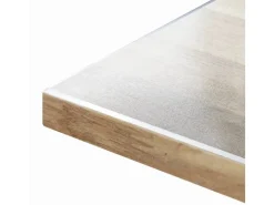 Discount Karat Tischfolie Imperial Transparent Mattiert mit Abgeschrägter Kante 70 x 180 cm