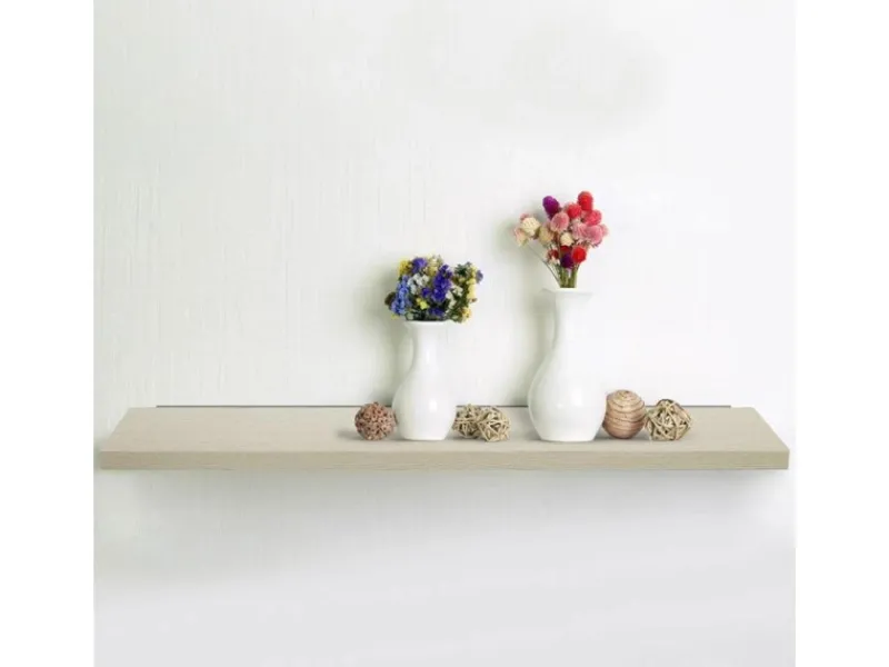 Outlet Karat Wandboard Stockholm Elegantes Wandregal Universal Matt 100 cm Breite Beige