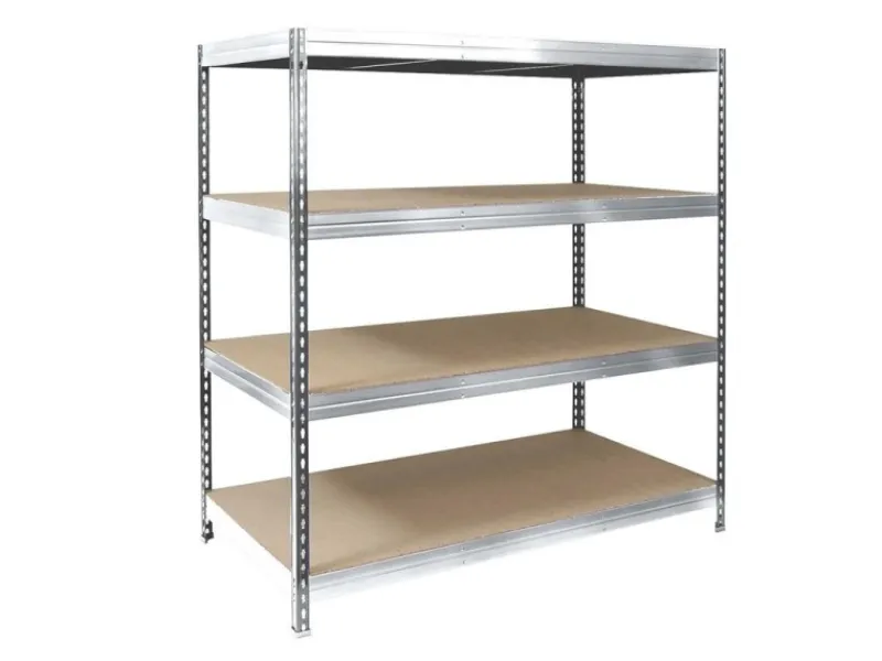 Outlet Karat Weitspannregal Schwerlastregal Verzinkt Traglast 1200 kg 200 x 150 x 60 cm