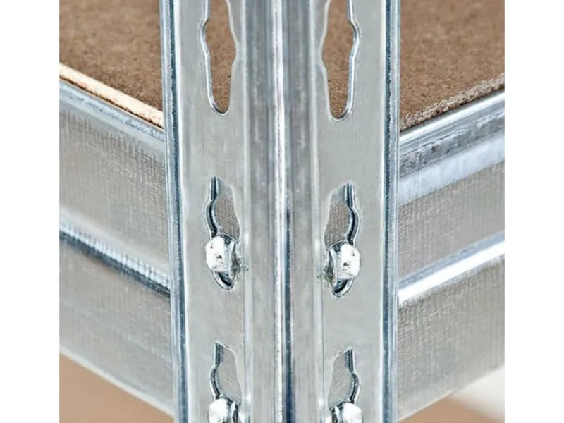 Outlet Karat Weitspannregal Schwerlastregal Verzinkt Traglast 1200 kg 200 x 150 x 60 cm