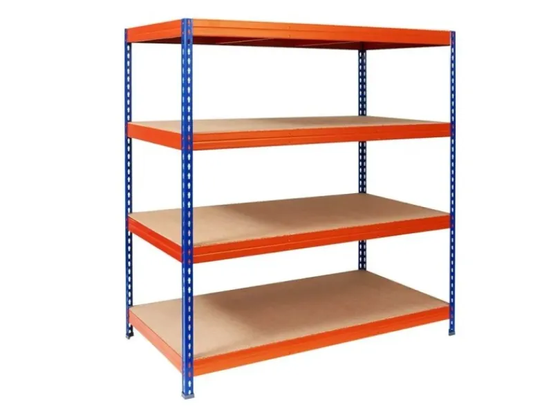 Karat Weitspannregal Schwerlastregal Blau-Orange Traglast 1200 kg 200 x 150 x 80 cm