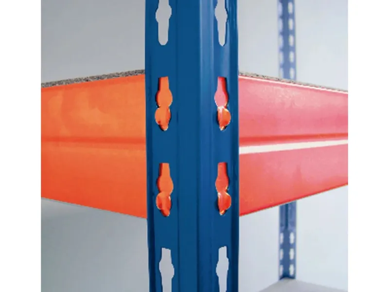 Karat Weitspannregal Schwerlastregal Blau-Orange Traglast 1200 kg 200 x 150 x 80 cm