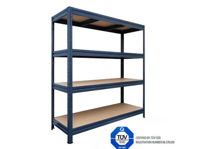 Karat Weitspannregal Schwerlastregal Grau Traglast 1500 kg 177 x 160 x 60 cm