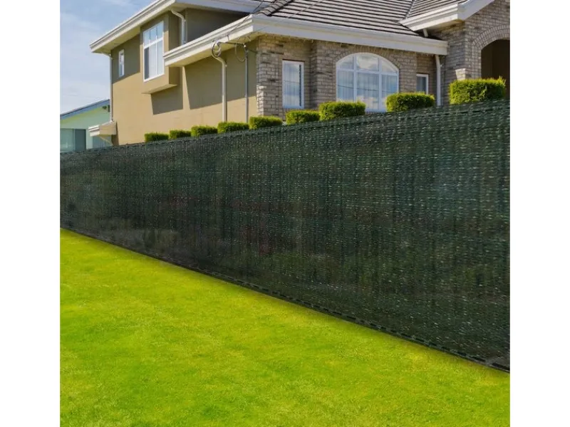 Karat Zaunblende Marius Schattiergewebe 150 g/m² mit Befestigungszubehör 1,2 x 20 m