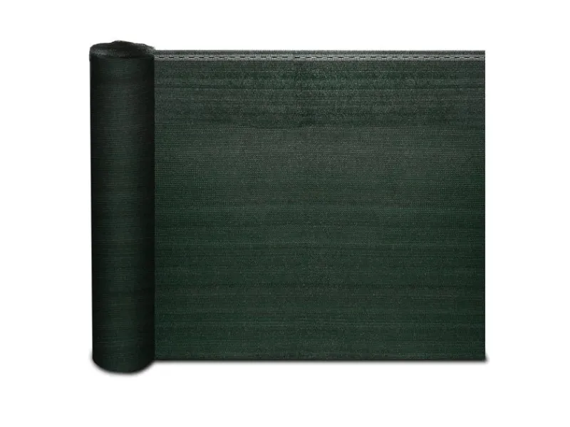 Best Karat Zaunblende Marius Schattiergewebe 150 g/m² mit Befestigungszubehör 1 x 15 m Grün