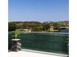 Best Karat Zaunblende Marius Schattiergewebe 150 g/m² mit Befestigungszubehör 1,2 x 30 m Grün