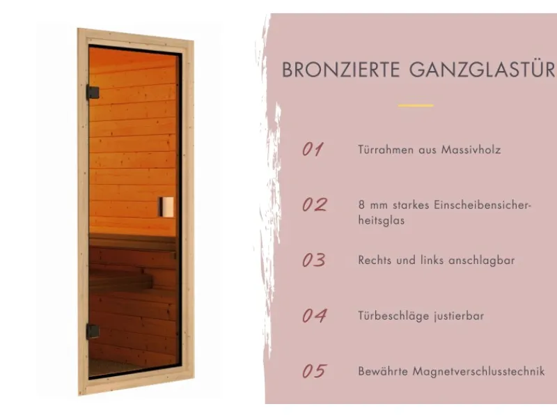 Karibu Saunahaus Jasper