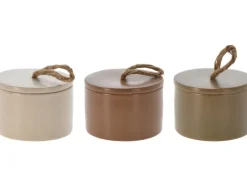 Clearance Kerzentopf mit Deckel Ø 10 cm x 7 cm Farbauswahl