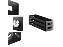 Keuco Duschkorb 32 cm Abnehmbar Schwarz-Matt