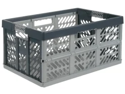 Keeeper Klappbox mit Softgriff Silber-Anthrazit 45 l