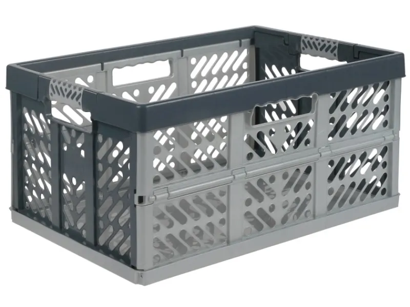 Keeeper Klappbox mit Softgriff Silber-Anthrazit 45 l