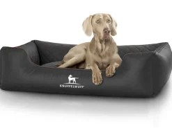 Knuffelwuff Hundebett Milan Kunstleder XXL 120 x 85cm