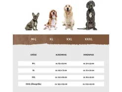 Knuffelwuff Hundebett Milan Kunstleder XXL 120 x 85cm