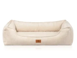 Clearance Knuffelwuff Hundebett Nunavut Orthopädisch Cord XL 105 x 75cm Beige