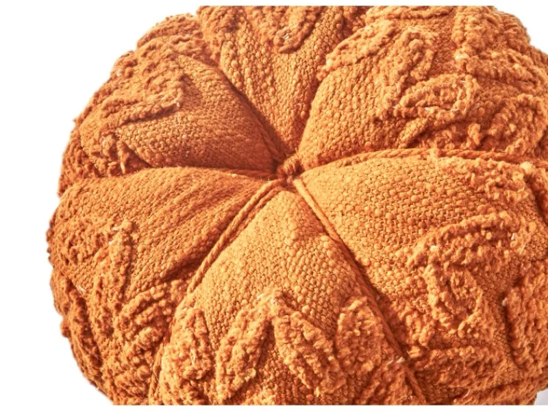 Kobolo Dekokürbis Kürbis aus Textil Set aus 3 Größen Orange