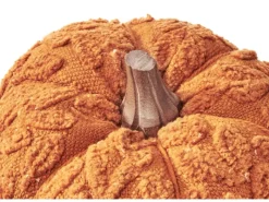 Kobolo Dekokürbis Kürbis aus Textil Set aus 3 Größen Orange