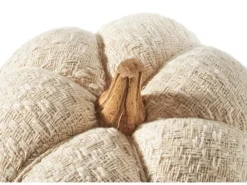 Online Kobolo Dekokürbis Kürbis aus Textil Set aus 3 Größen Weiß