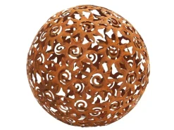 New Kobolo Gartenkugel Dekokugel KULA Rostoptik Durchmesser 28 cm