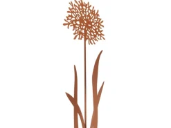 Hot Kobolo Gartenstecker Dekostecker GRESS in Rostoptik 5er Set