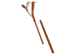 Kobolo Gartenstecker RUSTY BIRDS in Rostoptik mit Niederschlagsmesser