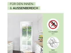 Kobolo Türvorhang DIAMONDS Kunststoff Klar 72 Stränge 90x200 cm